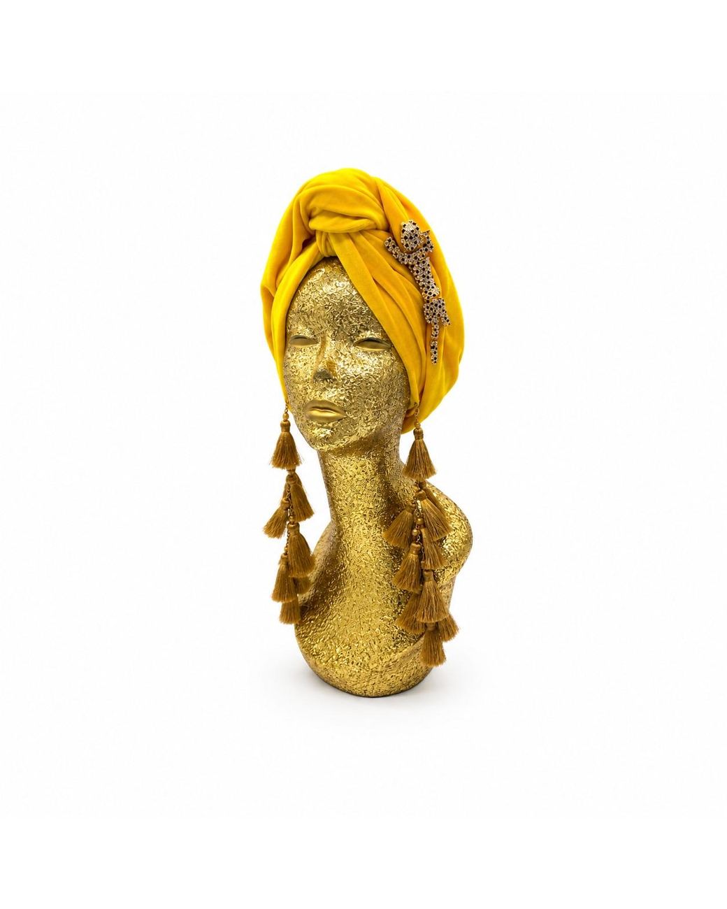Julia Clancey Yellow Leopardita Sunshine Turban
