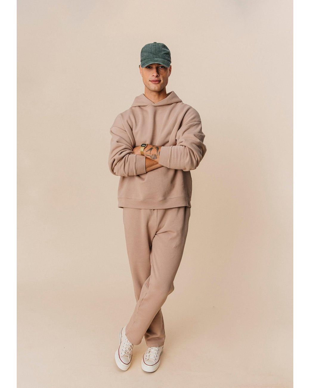 Ocio Leisurewear Natural Neutrals Straight Leg Pant for men