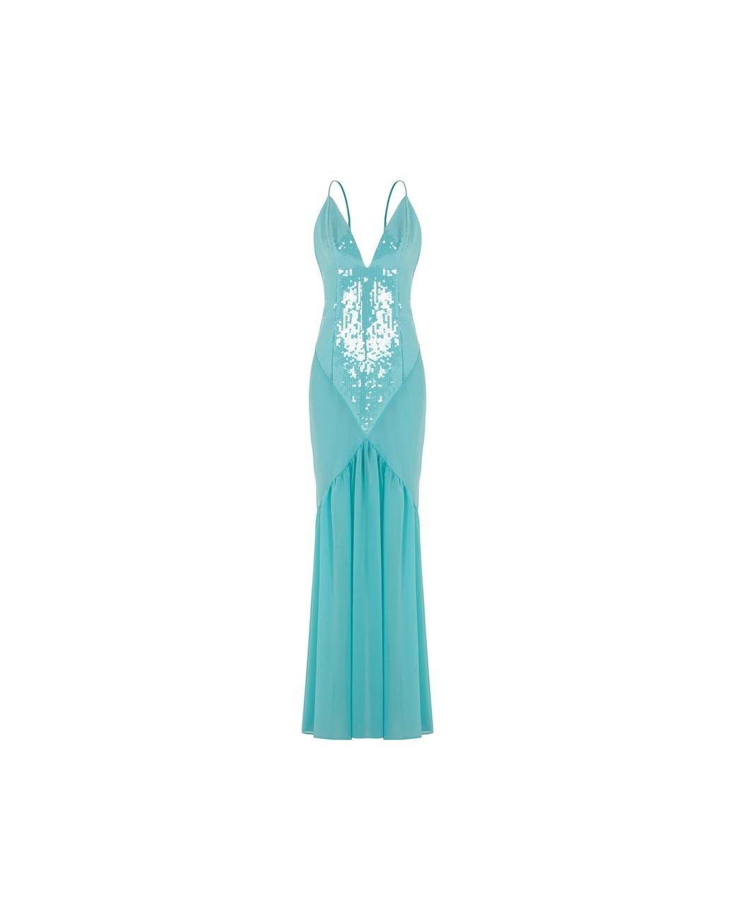 Herfetch Blue Lush Dress Maxi Mint