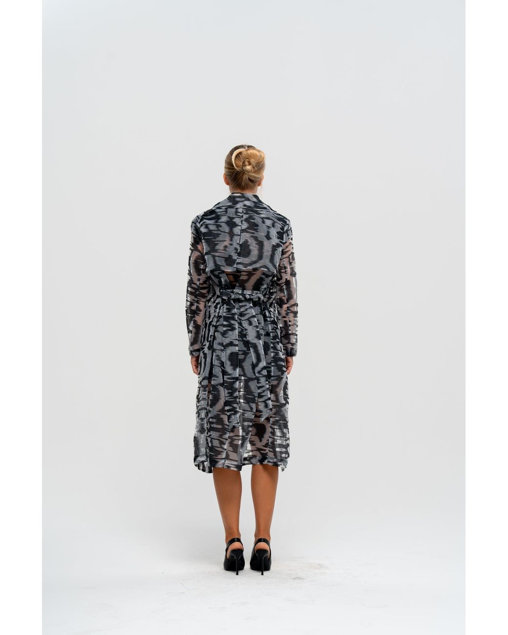 The Ethos Studio Blue Raya Trench