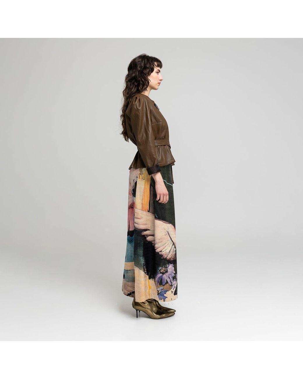 ARTISTA Green Angie Maxi Skirt