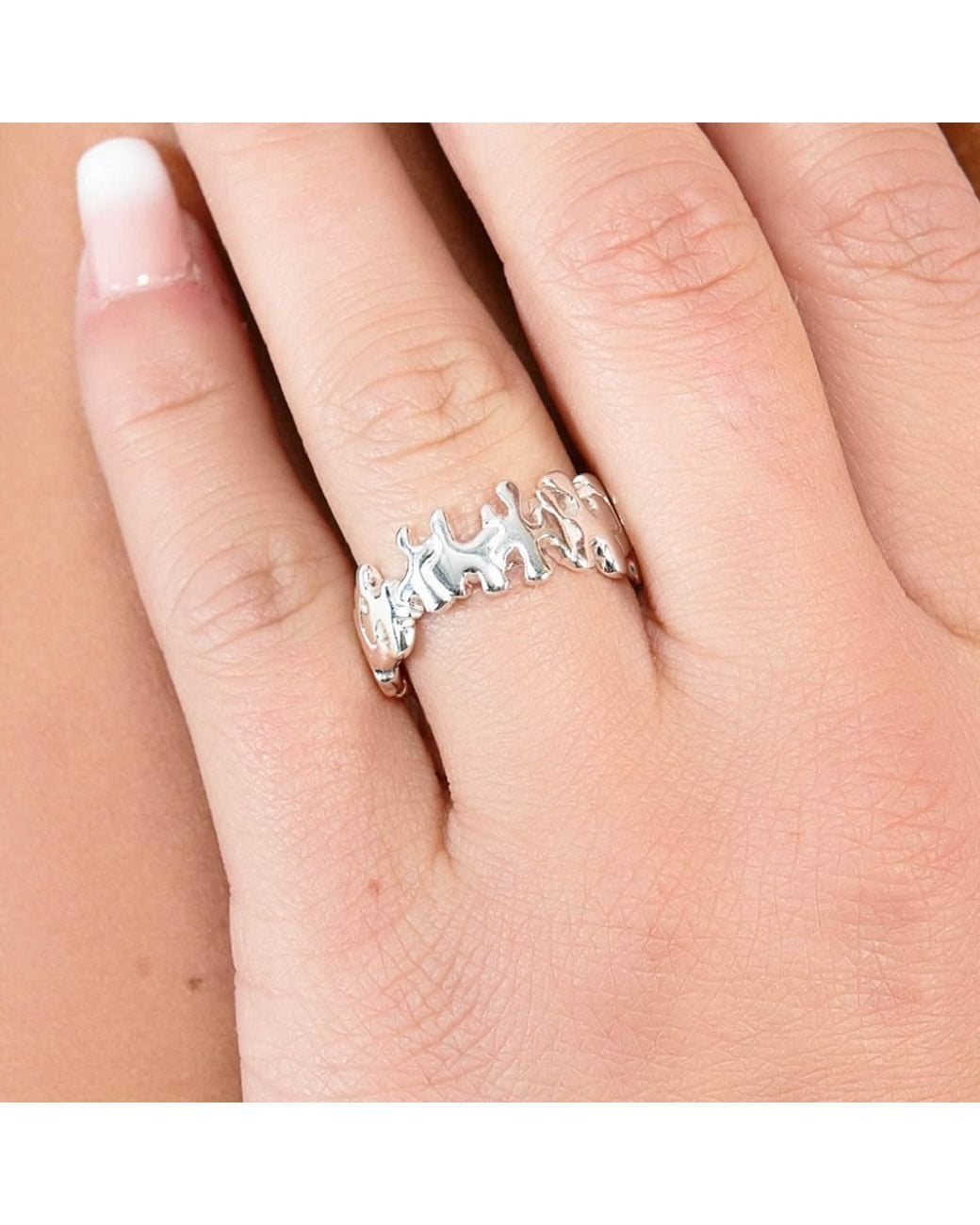 Lucy Quartermaine White Splash Ring