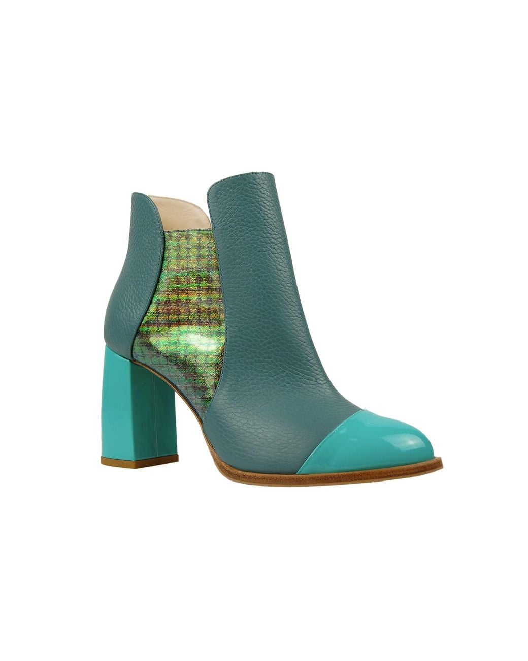 Moon D'elle Blue Aurora Ankle Boots