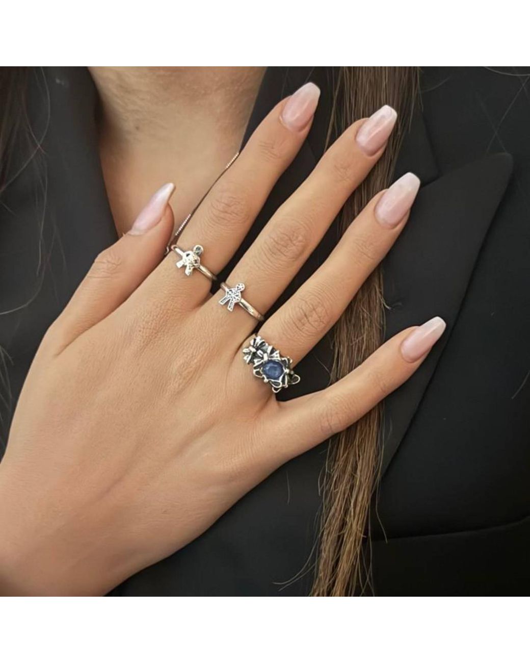 Unaloe Metallic Sterling Boy Ring – Tender, Adjustable, Meaningful