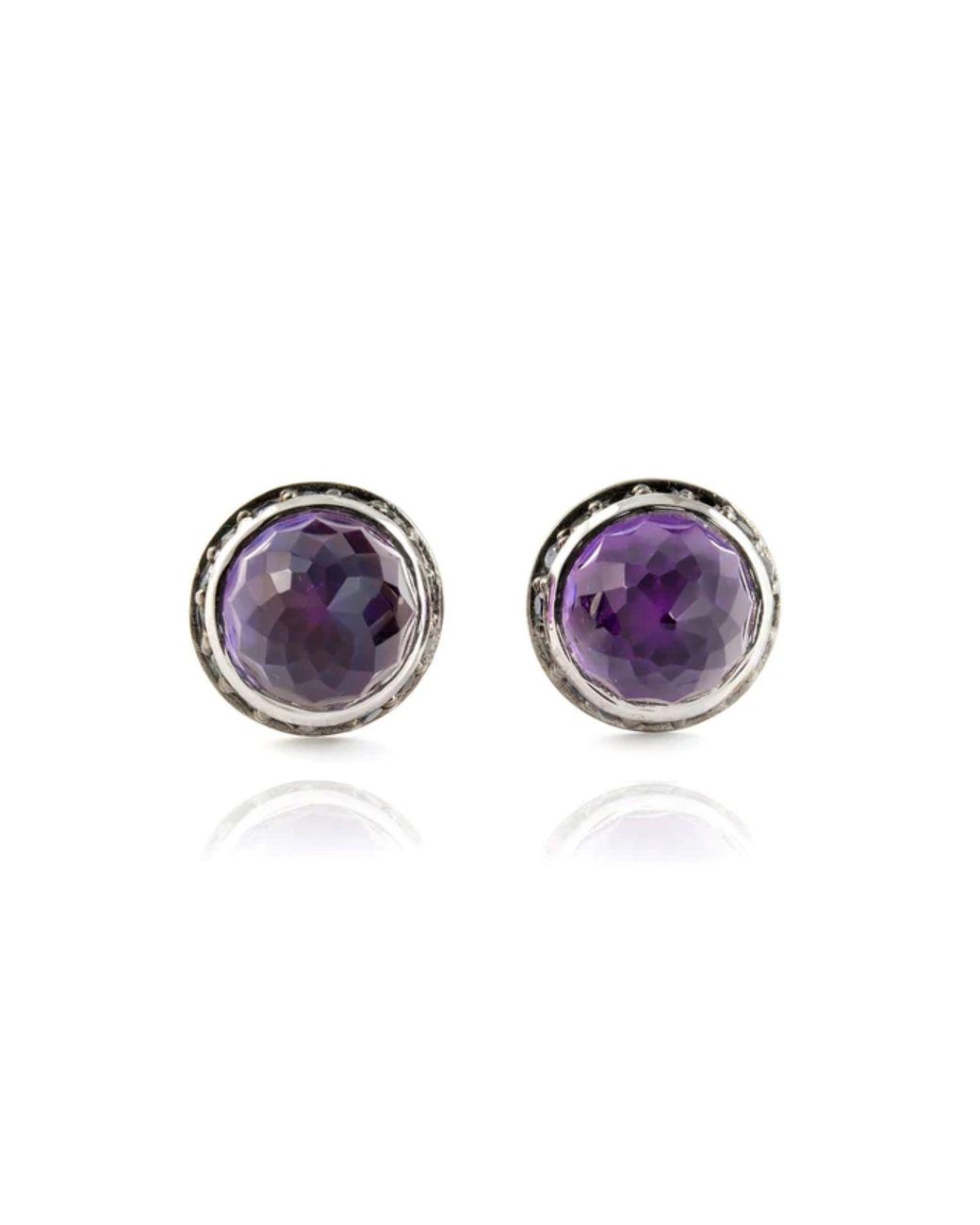 The Jewellery Store London Purple Istanbul Secret Amethyst And Spinel Studs