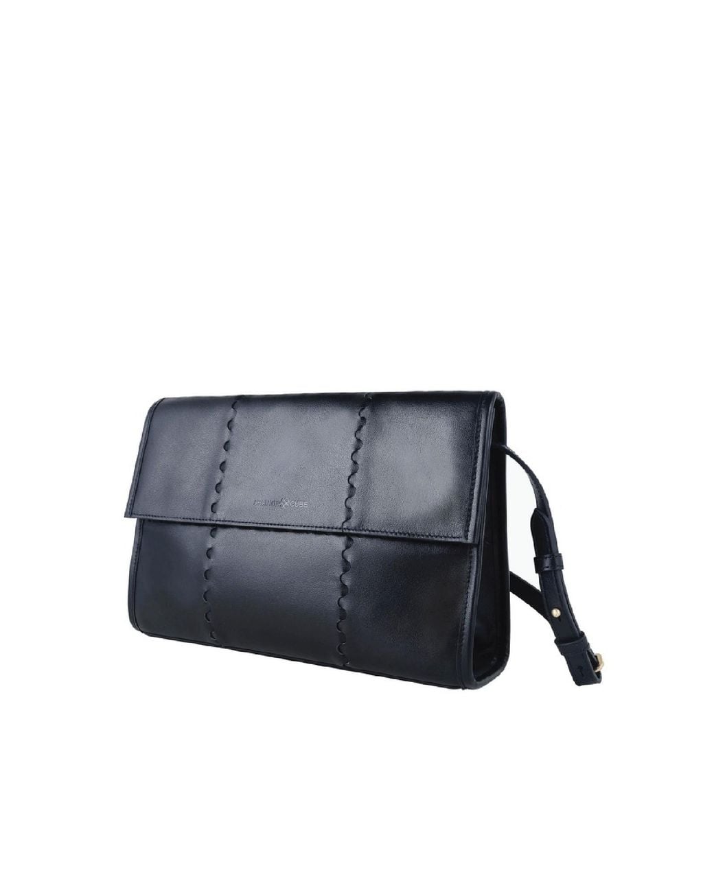 Orange Cube Gray Mosaic Messenger Bag