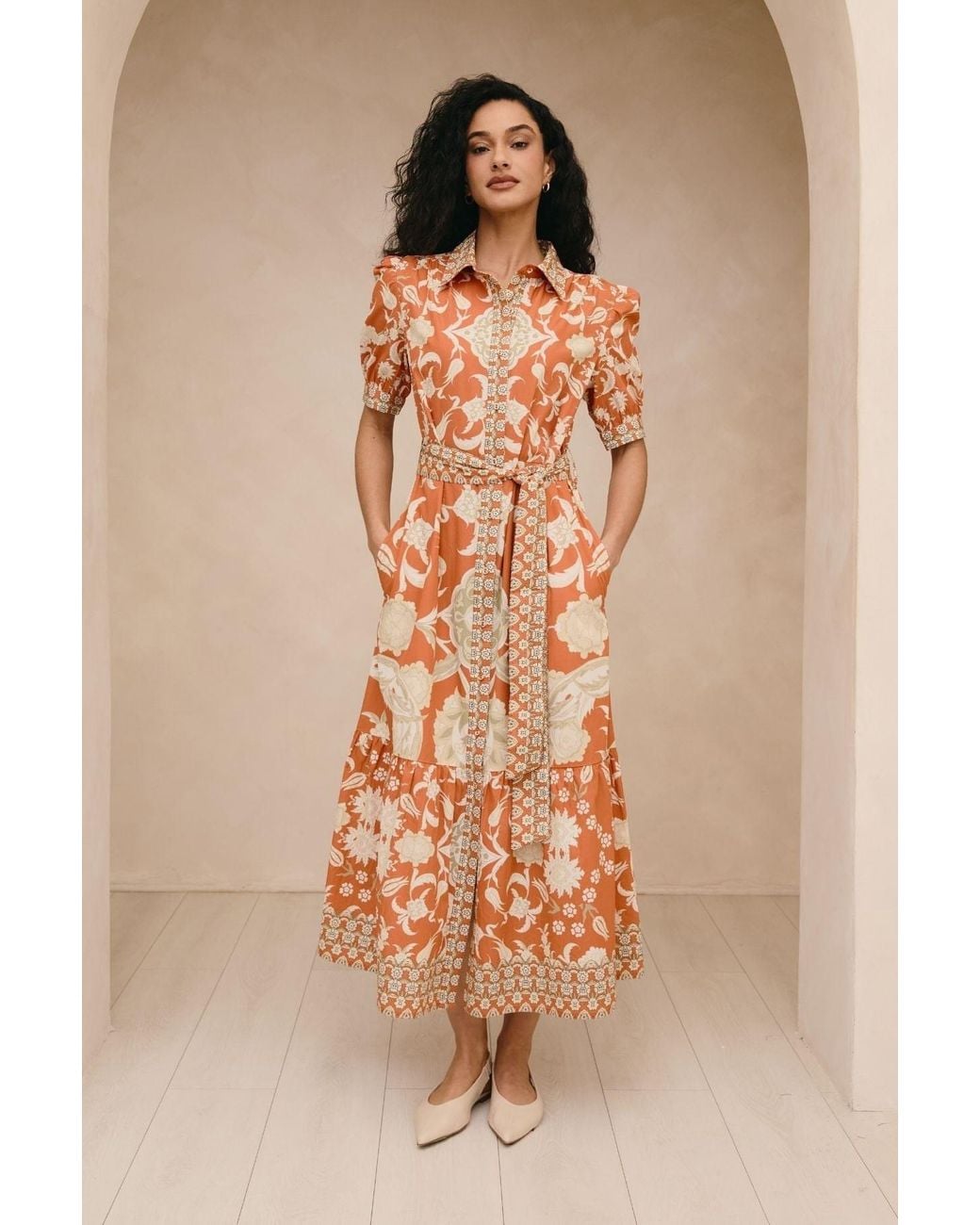 Raishma Metallic Linda Dress