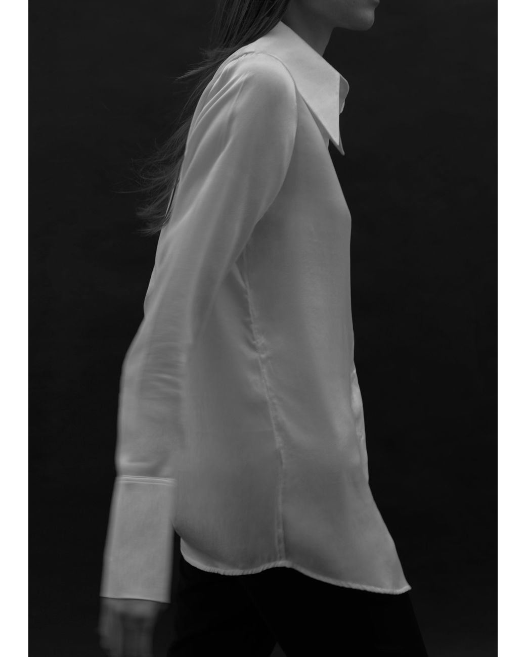Nike White The Silk Blouse