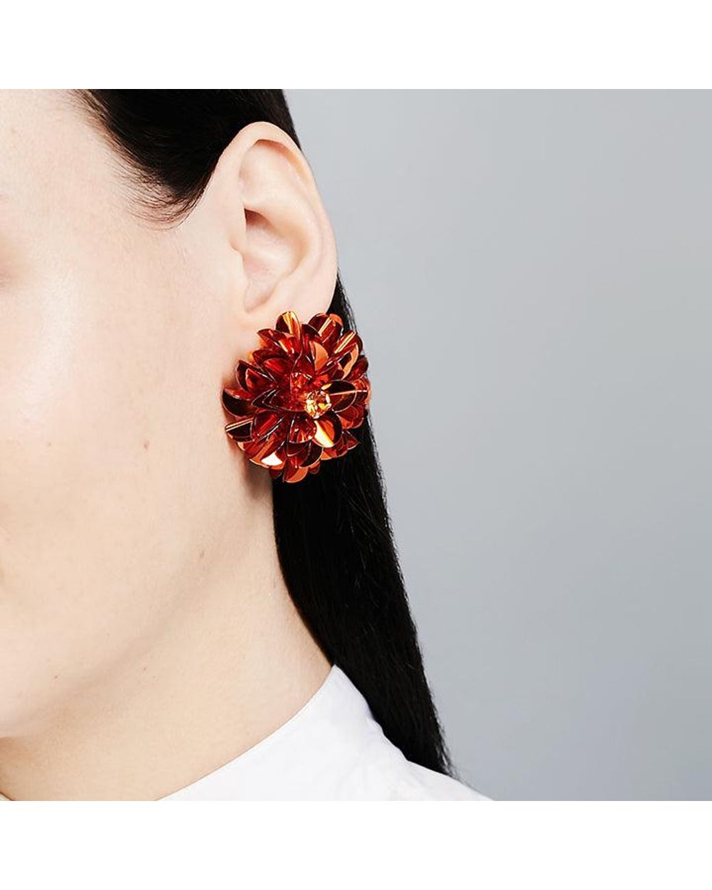 PINAR OZEVLAT Orange Blossom Studs