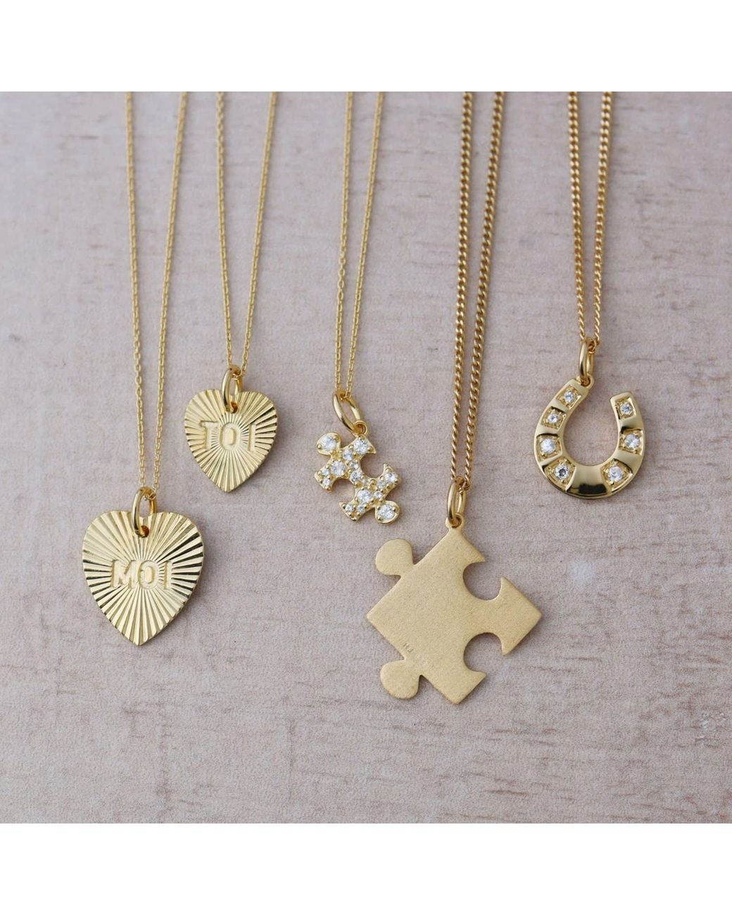 Hye Jane Jewelry Metallic Toi Et Moi Necklace