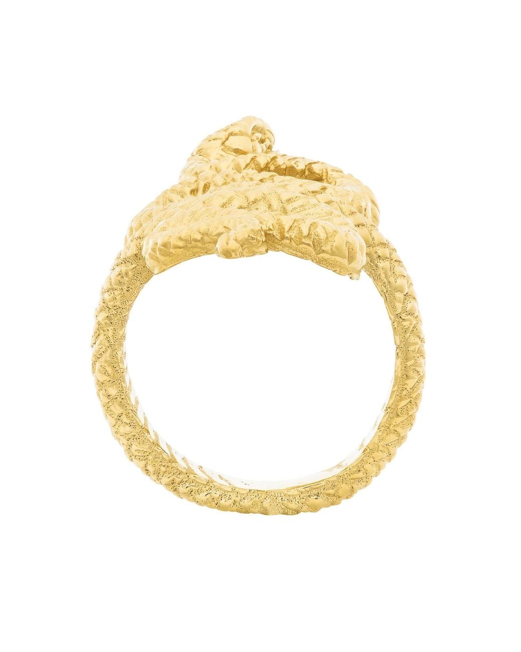 Zoe & Morgan Metallic Handcrafted Snake Ring in Recycled Sterling Silver