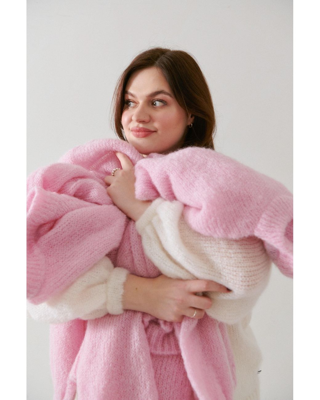 SALANIDA Pink Melody Soft Mohair Jumper
