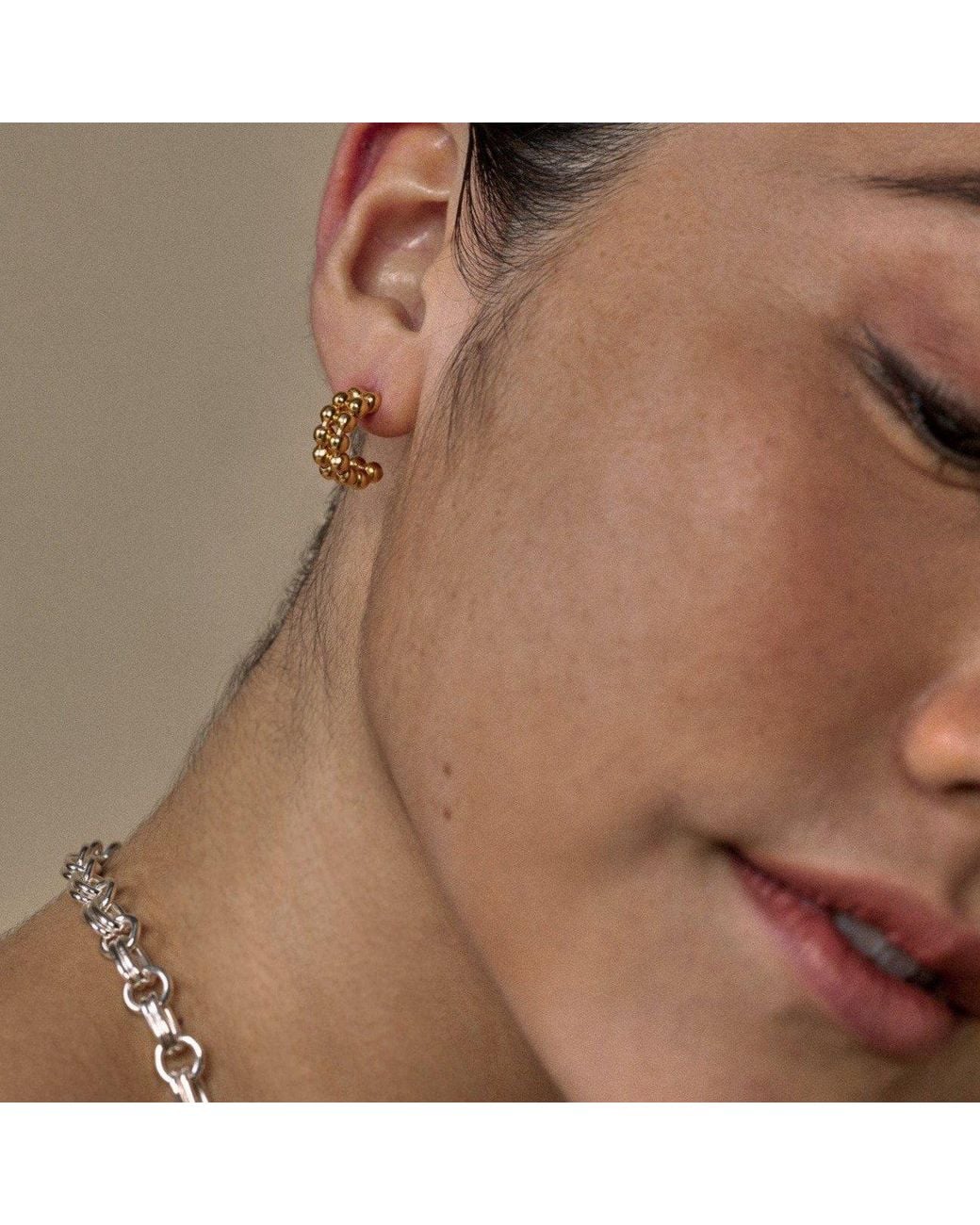 Lait & Lune Metallic Eden Earrings