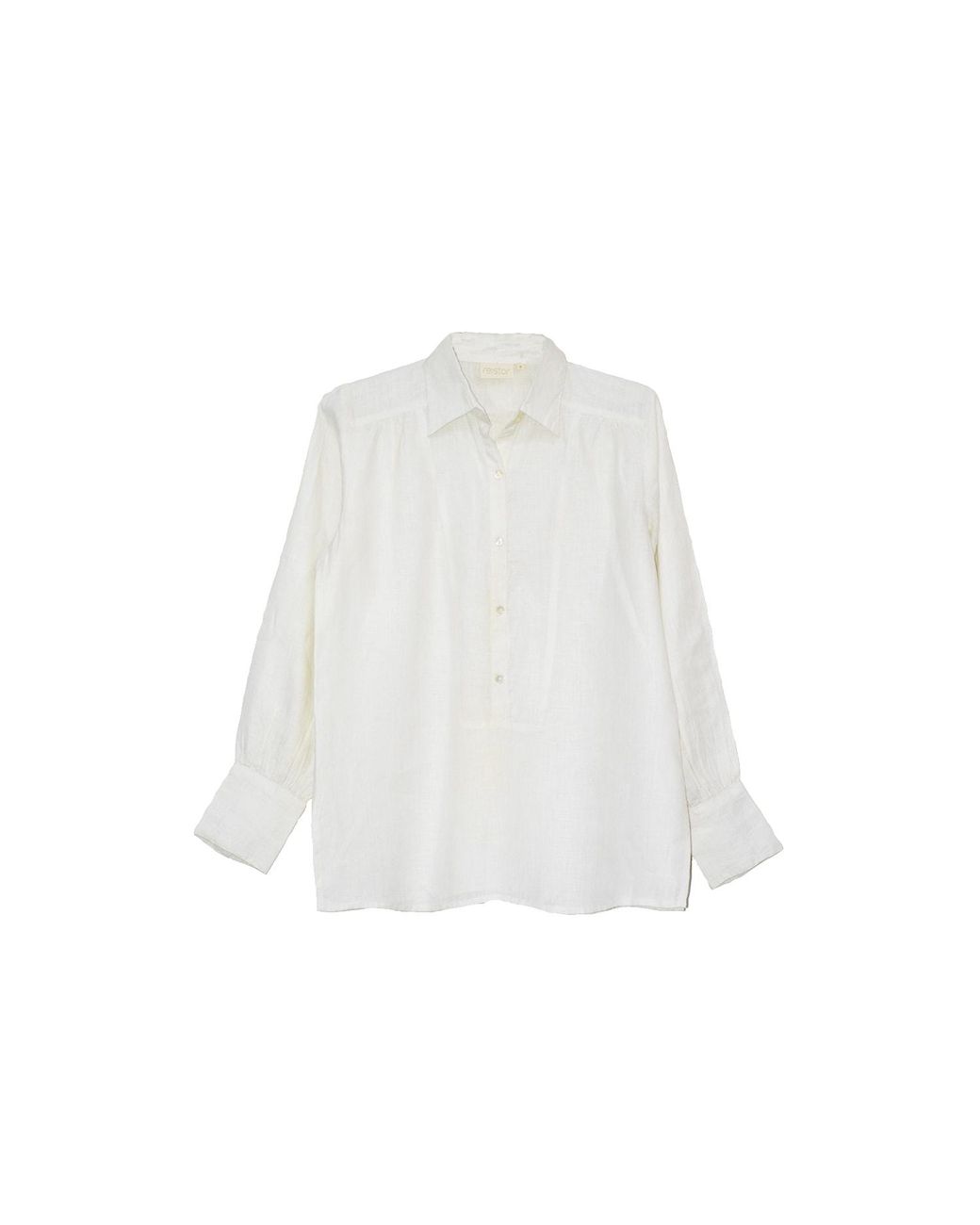 REISTOR White The Wild River Hemp Shirt