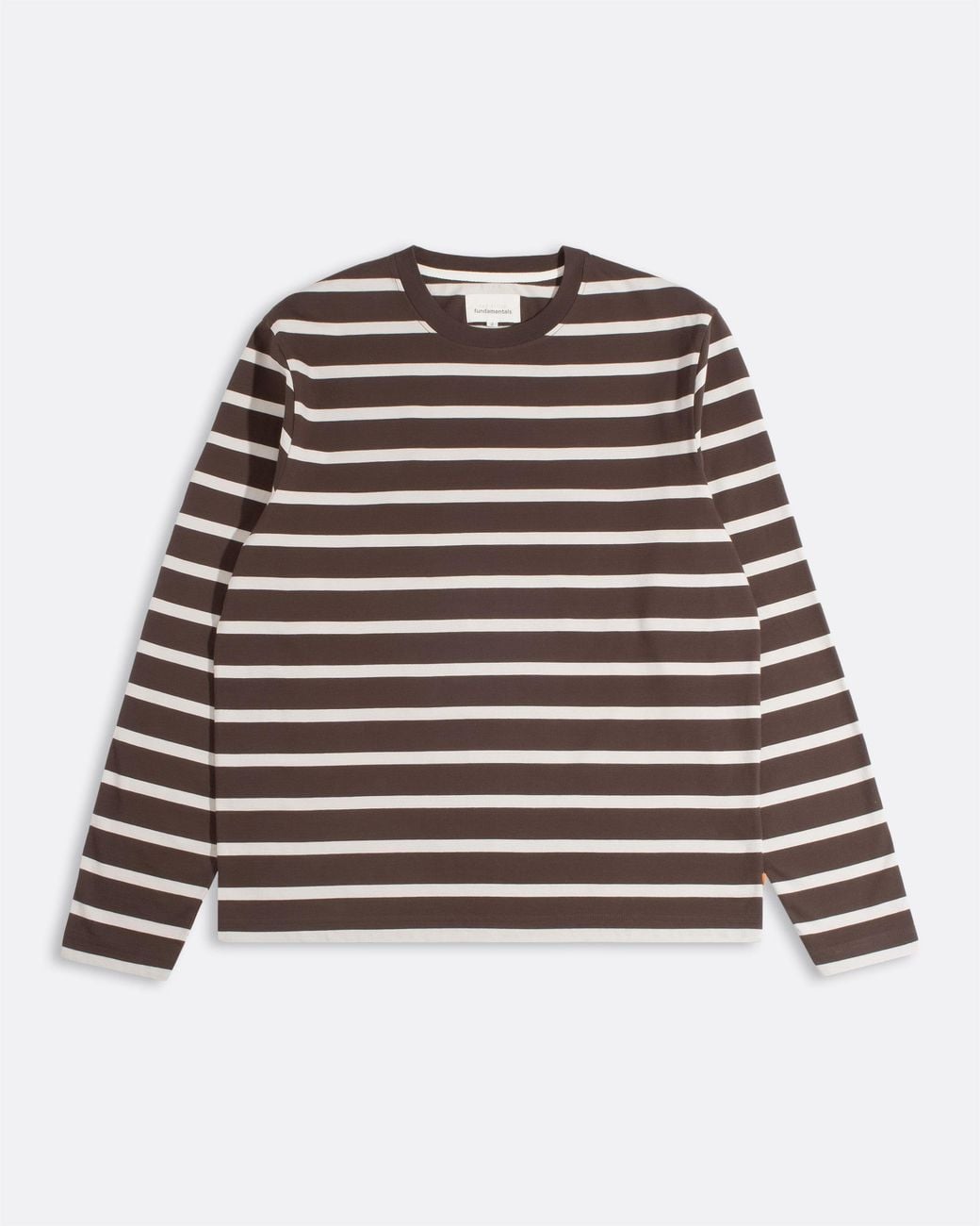 Far Afield Brown Breton Stripe T-Shirt for men