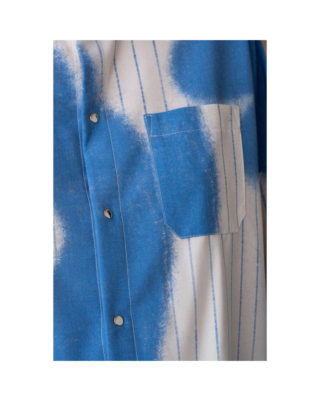 mysimplicated Blue Stripes Oversized Shirt W