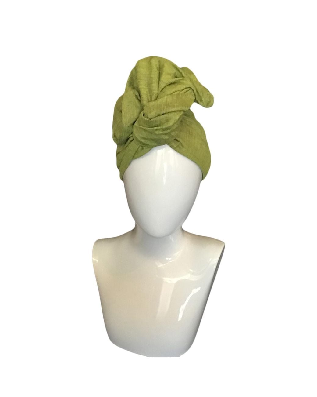 Romer Millinery Green Twisturban Turban