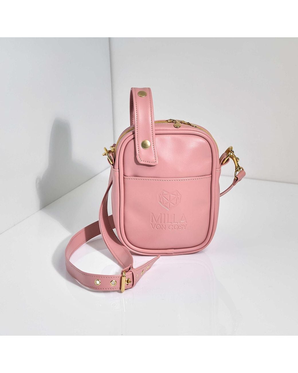 Milla Von Cosy Pink Crossbody Bag Flex Rose'