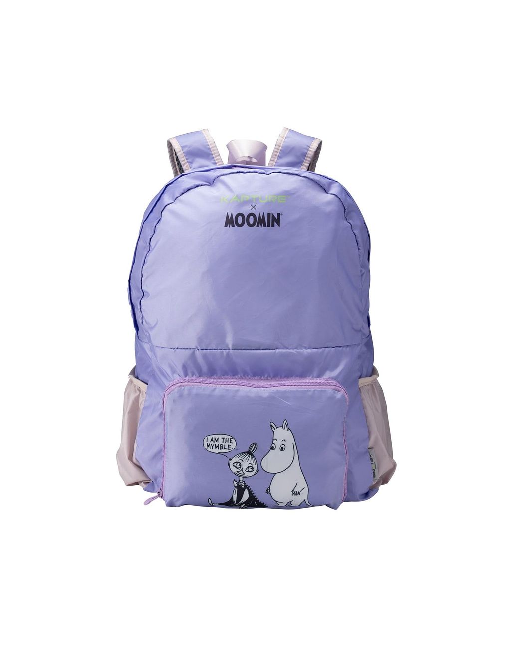 Kapture Purple Moomin And Mymble Foldable Backpack