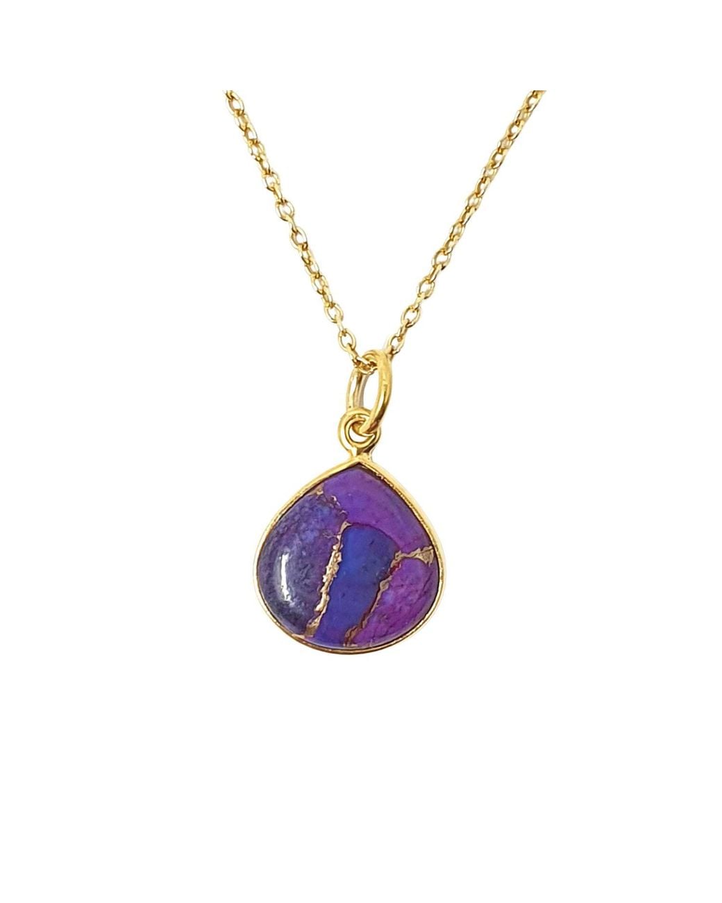 Sophelia Pink Vermeil Heart Amethyst February Birthstone Pendant Necklace