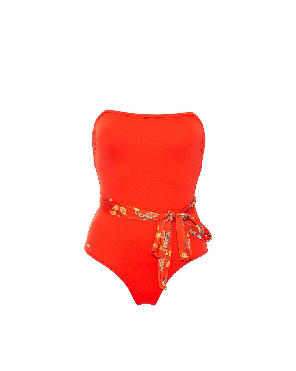 Aulala Paris Red Aulala X Moon Art One-Piece Swimsuit