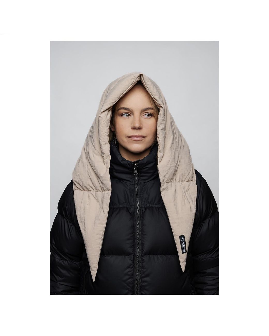 The New Orchard Gray Neutrals Winter Vegan Capuche