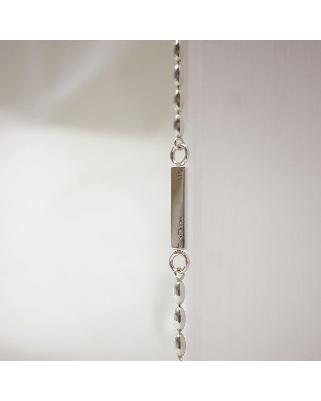 Kevin Thorne Jewellery Metallic Monolith Necklace for men