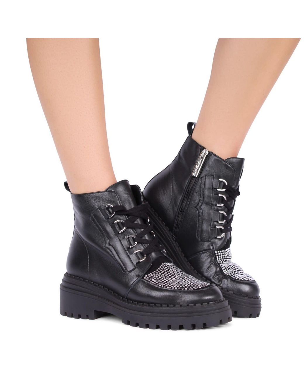 Terry De Havilland Gray Rita Festival Boot Crystal