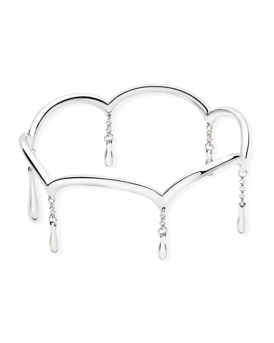 Lucy Quartermaine White Waterfall Bangle