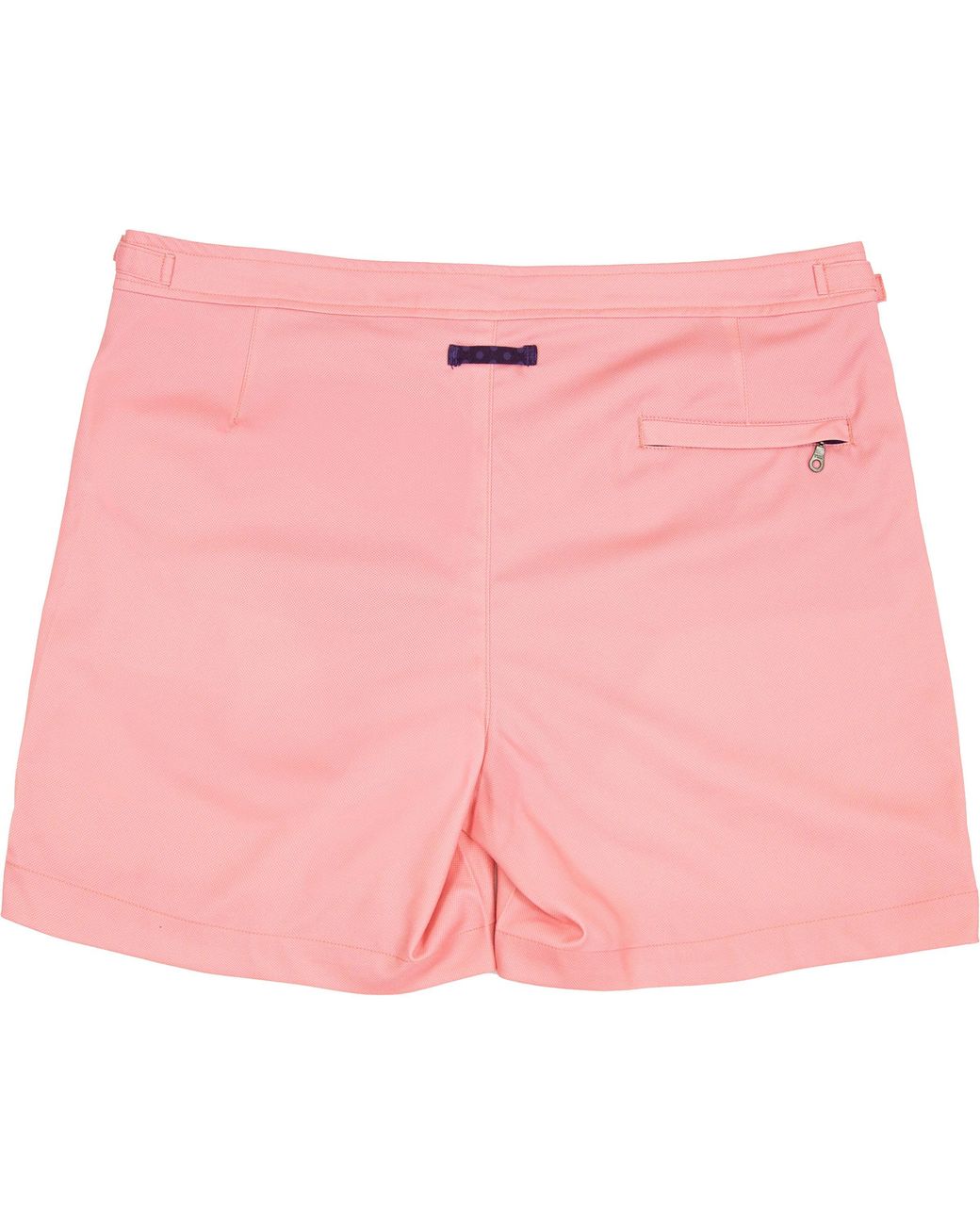 Lords of Harlech Pink Neptune Oxford Tailored Swim Short for men