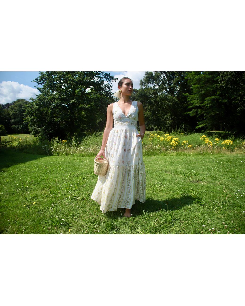 Em & Shi White Apothecary Dress