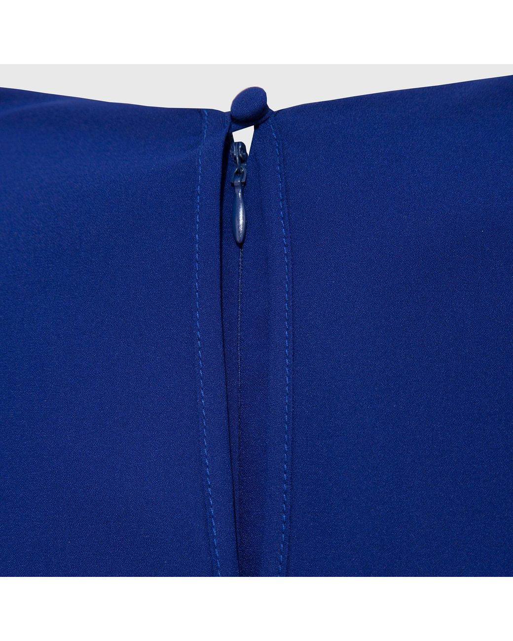Femponiq Blue 'Bow Tie Neck Cape Sleeve Maxi Dress