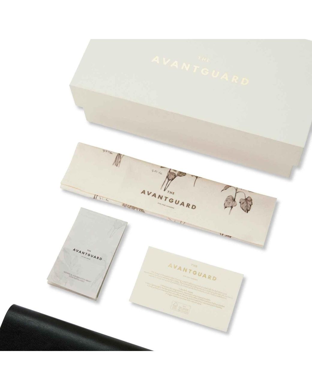 The Avantguard Brown Sunflower Midnight Gloss Sunglasses