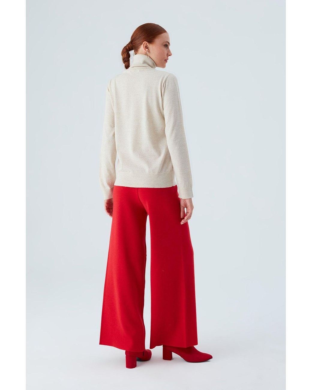 Peraluna Natural Neutrals Valeria Fine Turtleneck Pullover