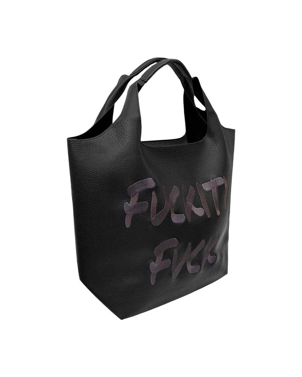 Lilly Loves Black Fuckity Fuck Vegan Bag