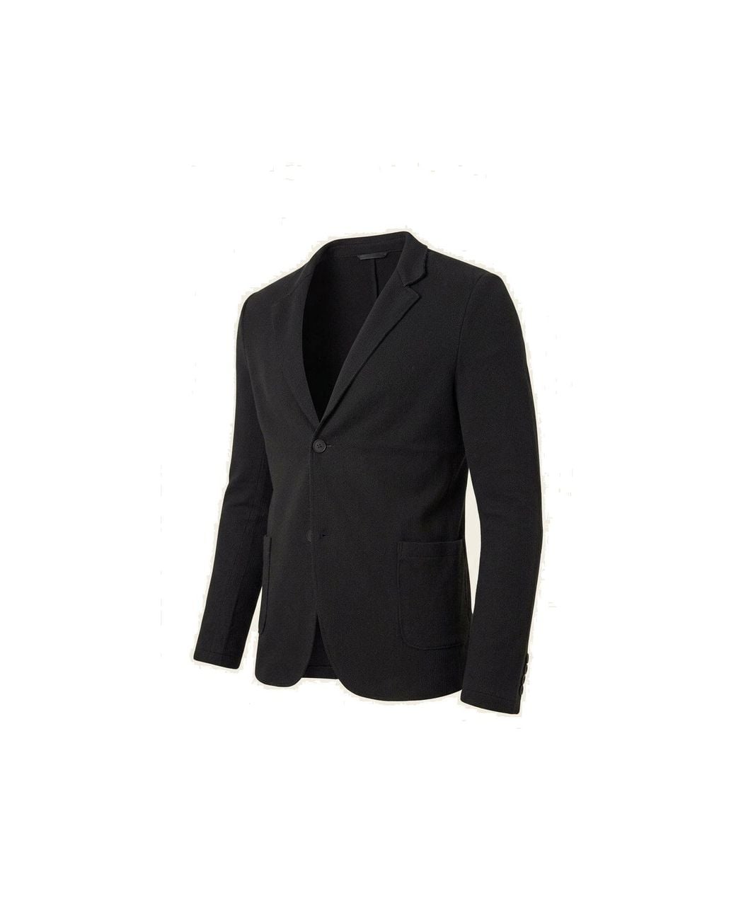 Ron Tomson Black Cotton Blend Knit Cardigan for men