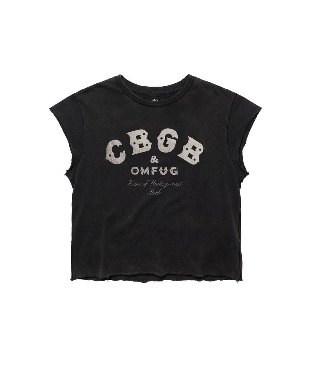 Other Uk Black Cbgb Raw Edge T-Shirt