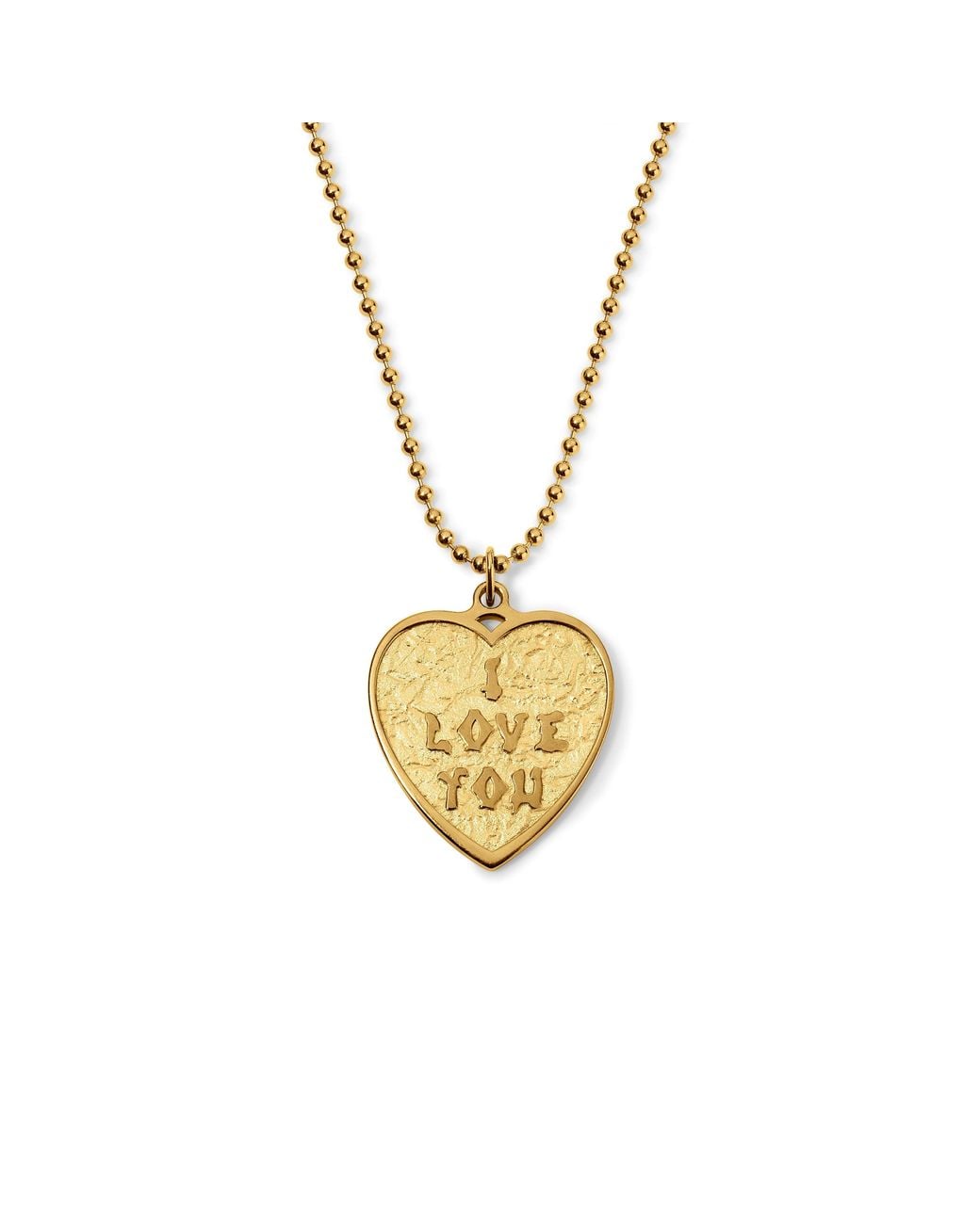 Déclarer Metallic Ily Necklace