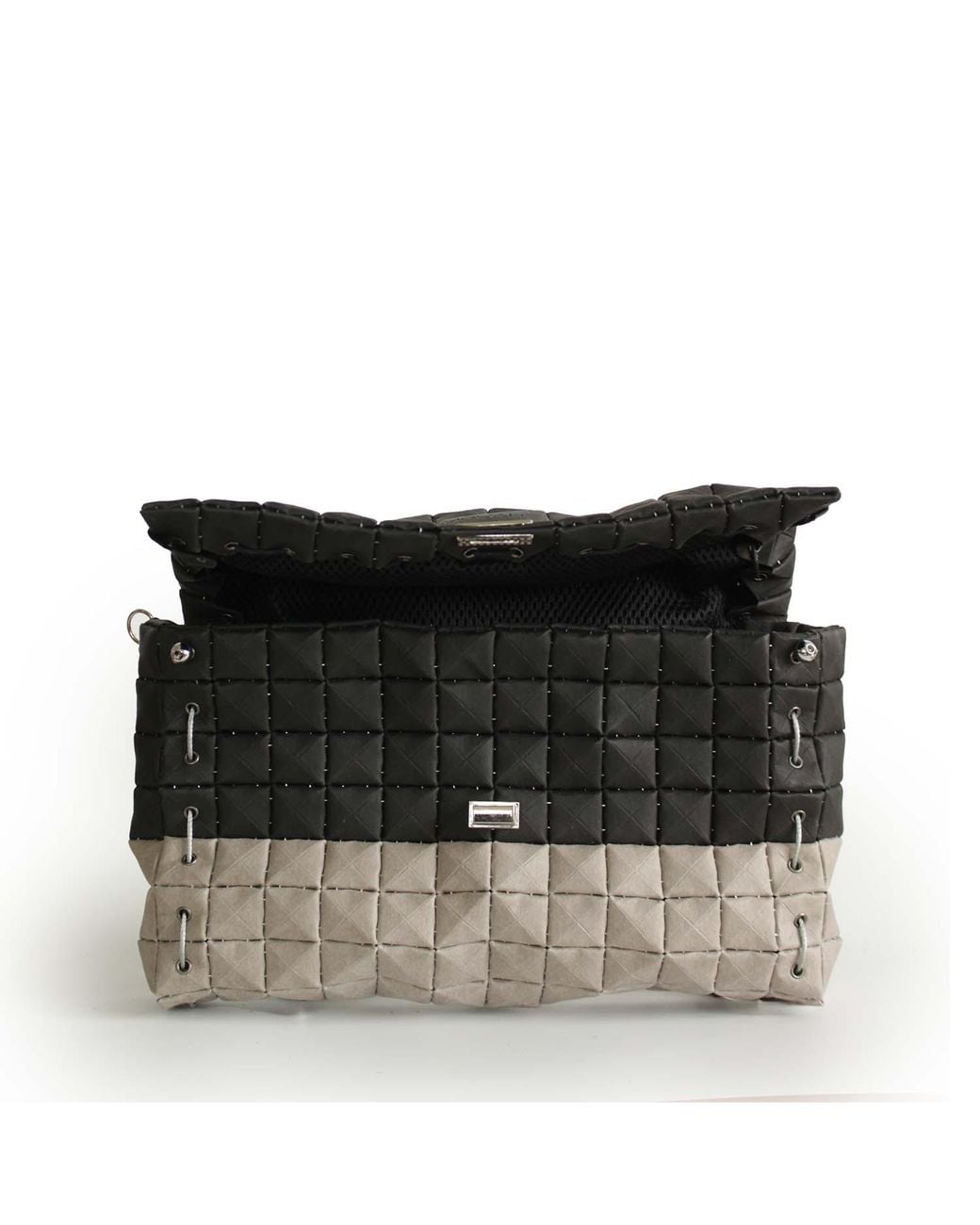 Monade Black Clutch Bag Duo & Stone