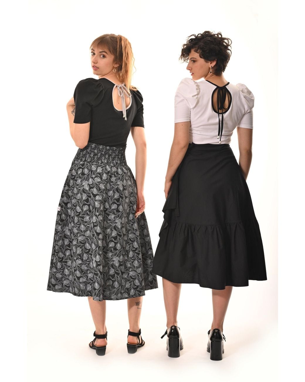 Frock Tales Black Belle Top With Scoop Neck