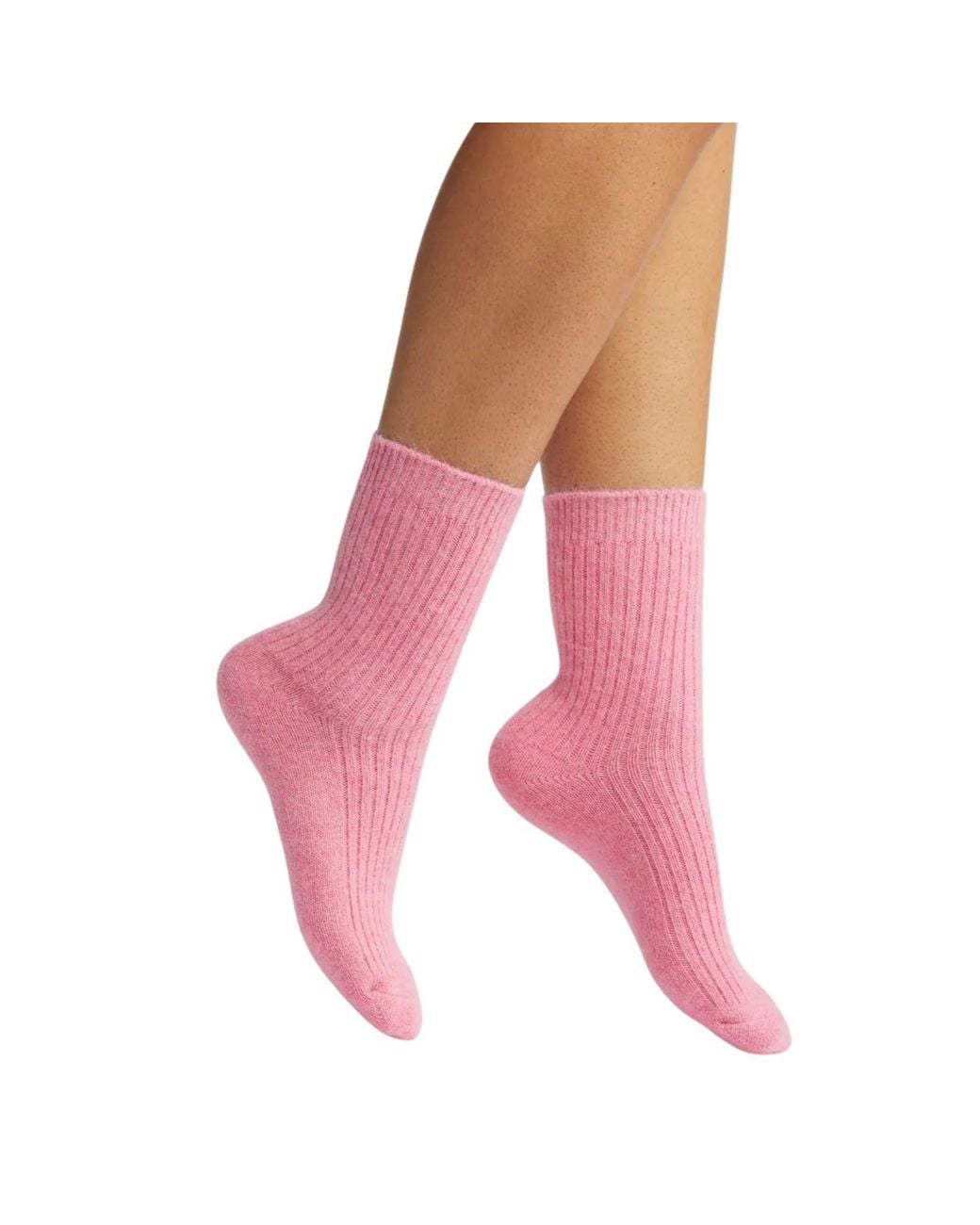 HIGH HEEL JUNGLE by KATHRYN EISMAN Pink Cashmere Cloud Sock