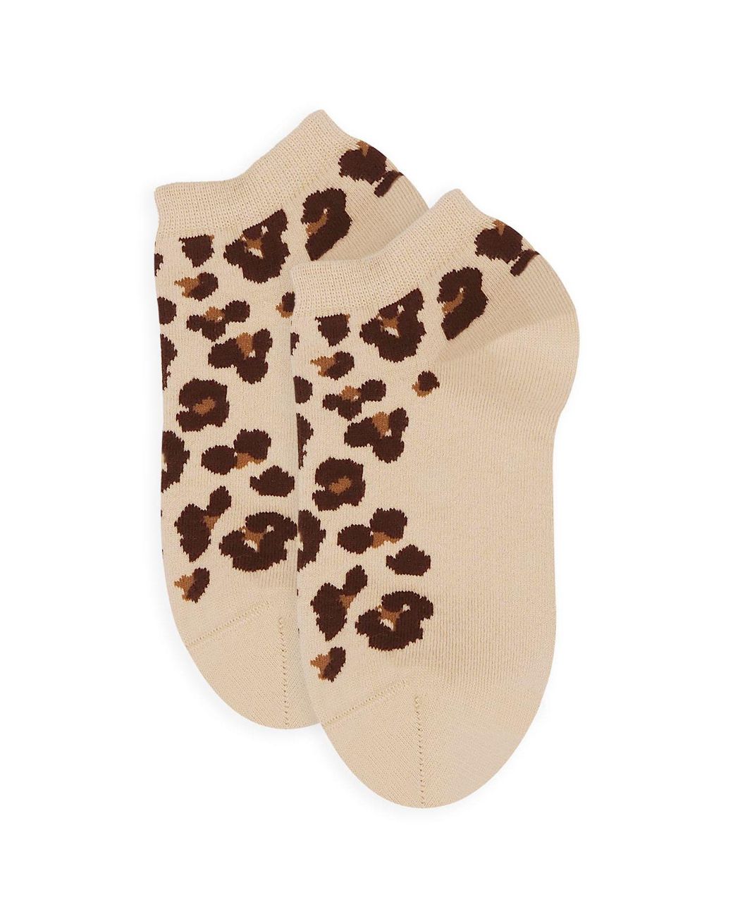 Peper Harow - Made in England Pink Grid & Leopard Trainer Socks Bundle