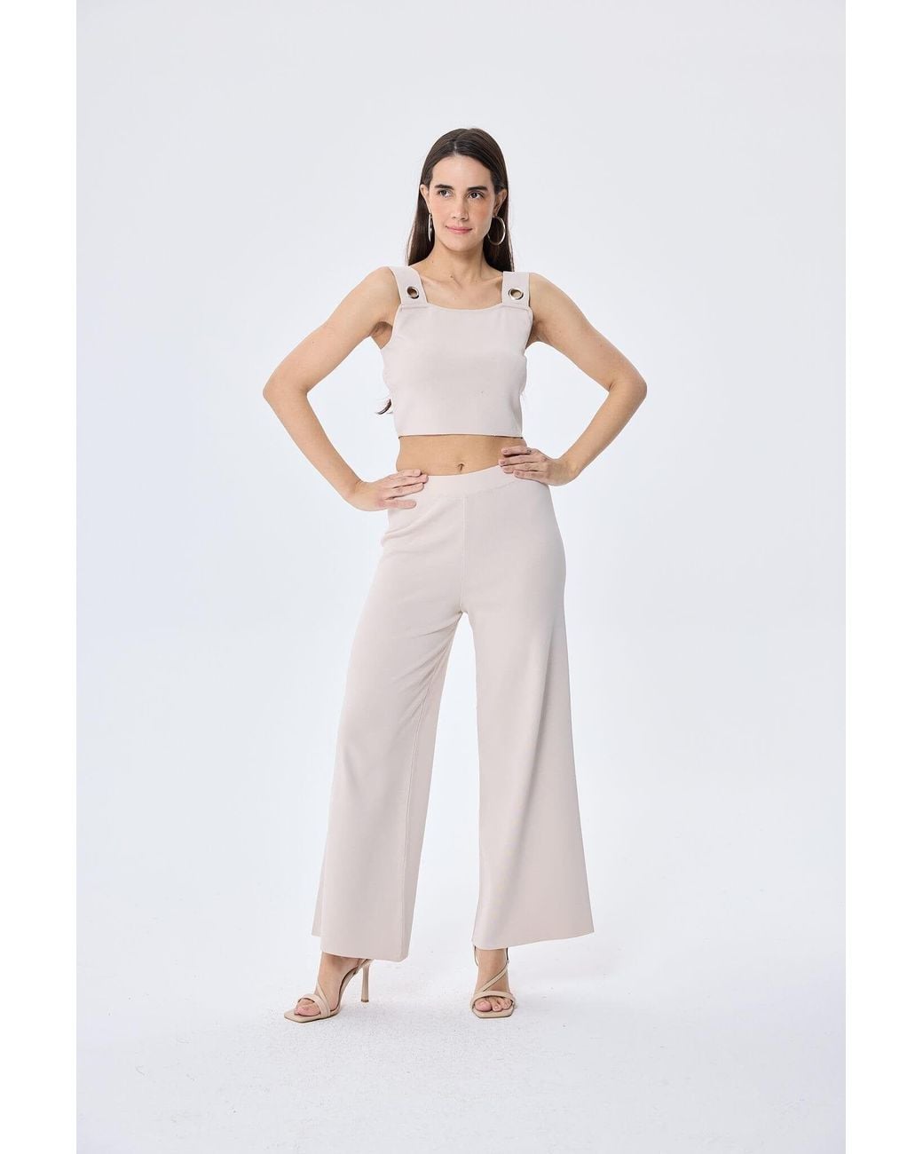 Peraluna Pink Neutrals Martha Knit Bralette