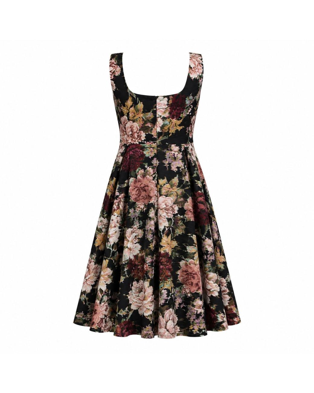 Sarvin Black Golha Floral Corset Dress