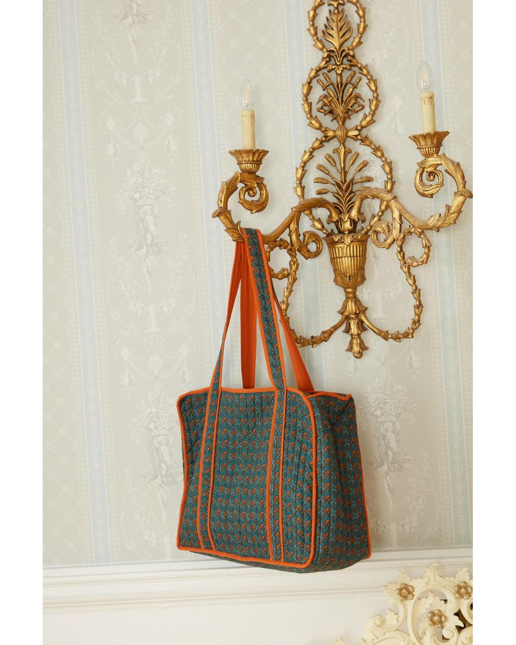 Inara Blue Cinnamon Dusk Tote Bag