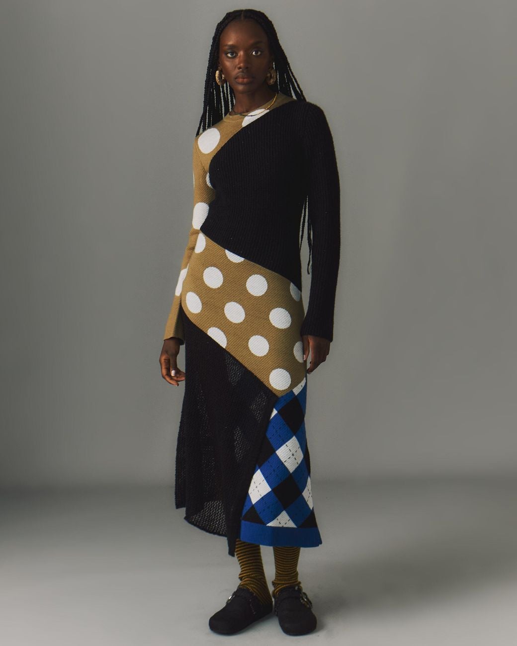 Fully Fashioning Black Khai Maxi Dress