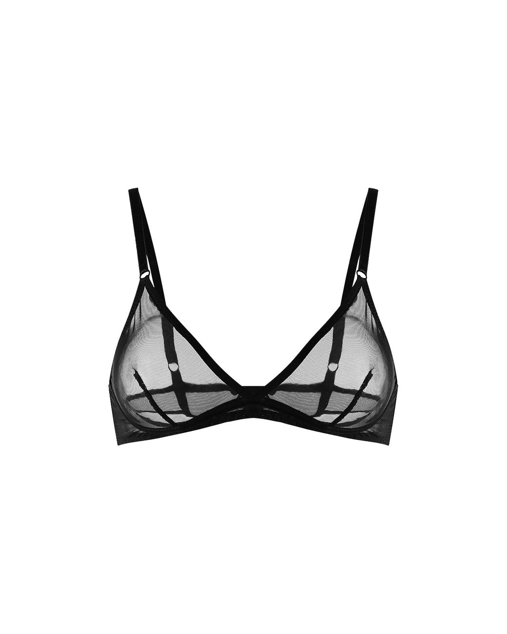 Zhilyova Black Unnamed Bralette