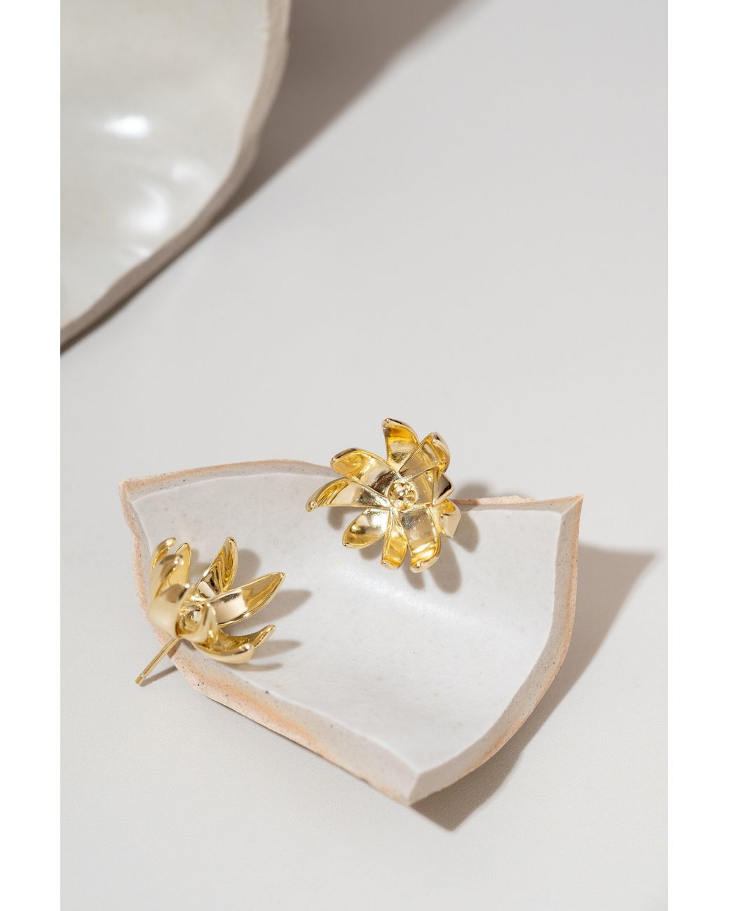Zynnia Collective Metallic Full Bloom Studs