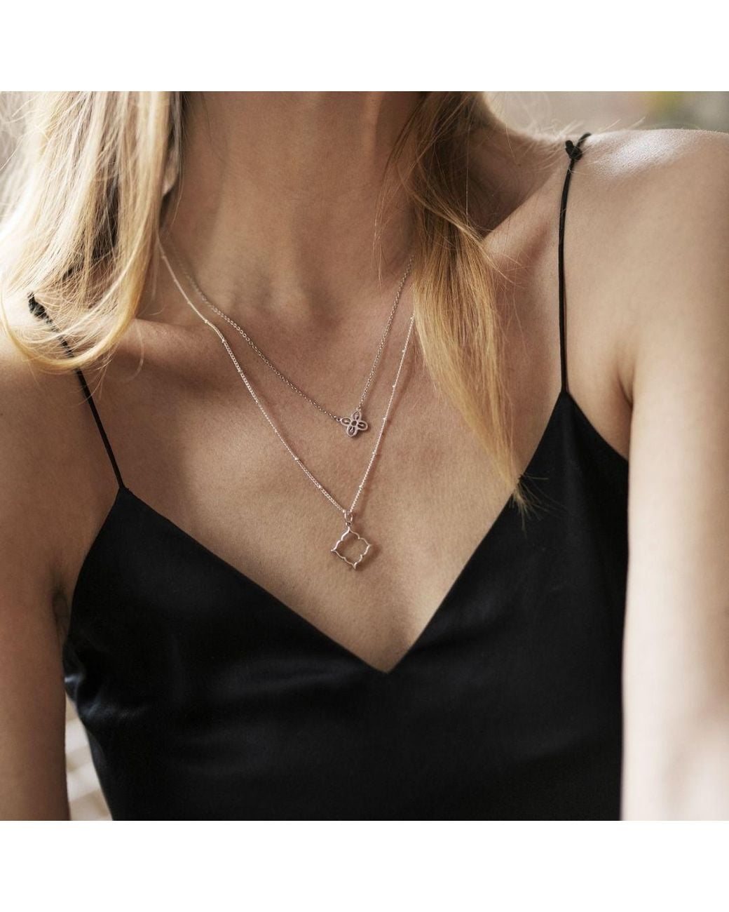 With Love Darling Metallic Community Necklace