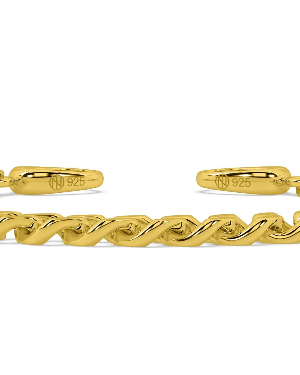 Onia Metallic Maxi Cuban Link Bracelet